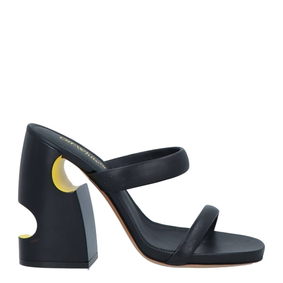 Off-White Black and Yellow Heels - Picture 1 of 5